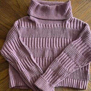 Derek Heart Mauve Turtleneck Sweater